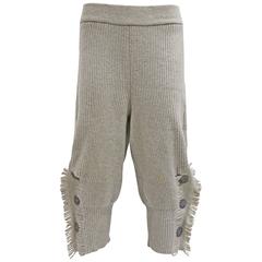 Issey Miyake knitted fringed pants, c. 1980s 10