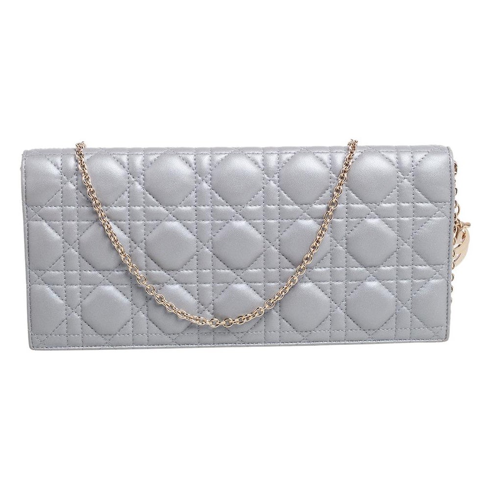 dior clutch with chain