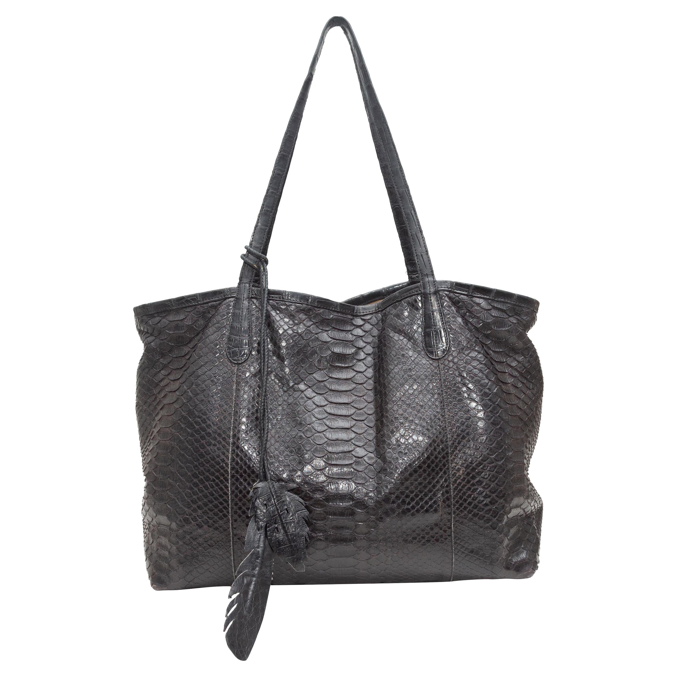 Nancy Gonzalez Silver Metallic Crocodile Handbag For Sale at 1stDibs