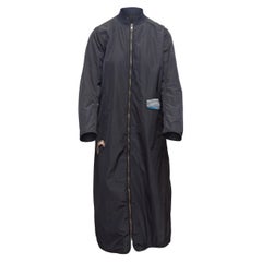 JNBY Navy Long Nylon Coat