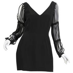 Sophie Sitbon Cage Sleeve Dress 3