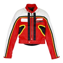 Dolce & Gabbana Spring 2001 Motorcycle Leather Jacket