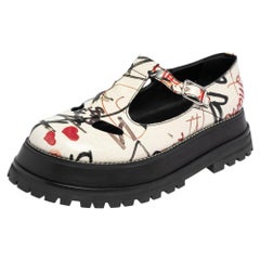 Burberry Nudefarbene Aldwych Plateau-Oxfords aus Leder Größe 40