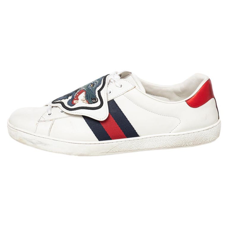 zwaartekracht Ongeëvenaard Bewustzijn Gucci White Leather Ace Removable Patch Low Top Sneakers Size 45 For Sale at 1stDibs zwaartekracht Ongeëvenaard Bewustzijn Gucci White Leather Ace Removable Patch Low Top Sneakers Size 45 For Sale at 1stDibs