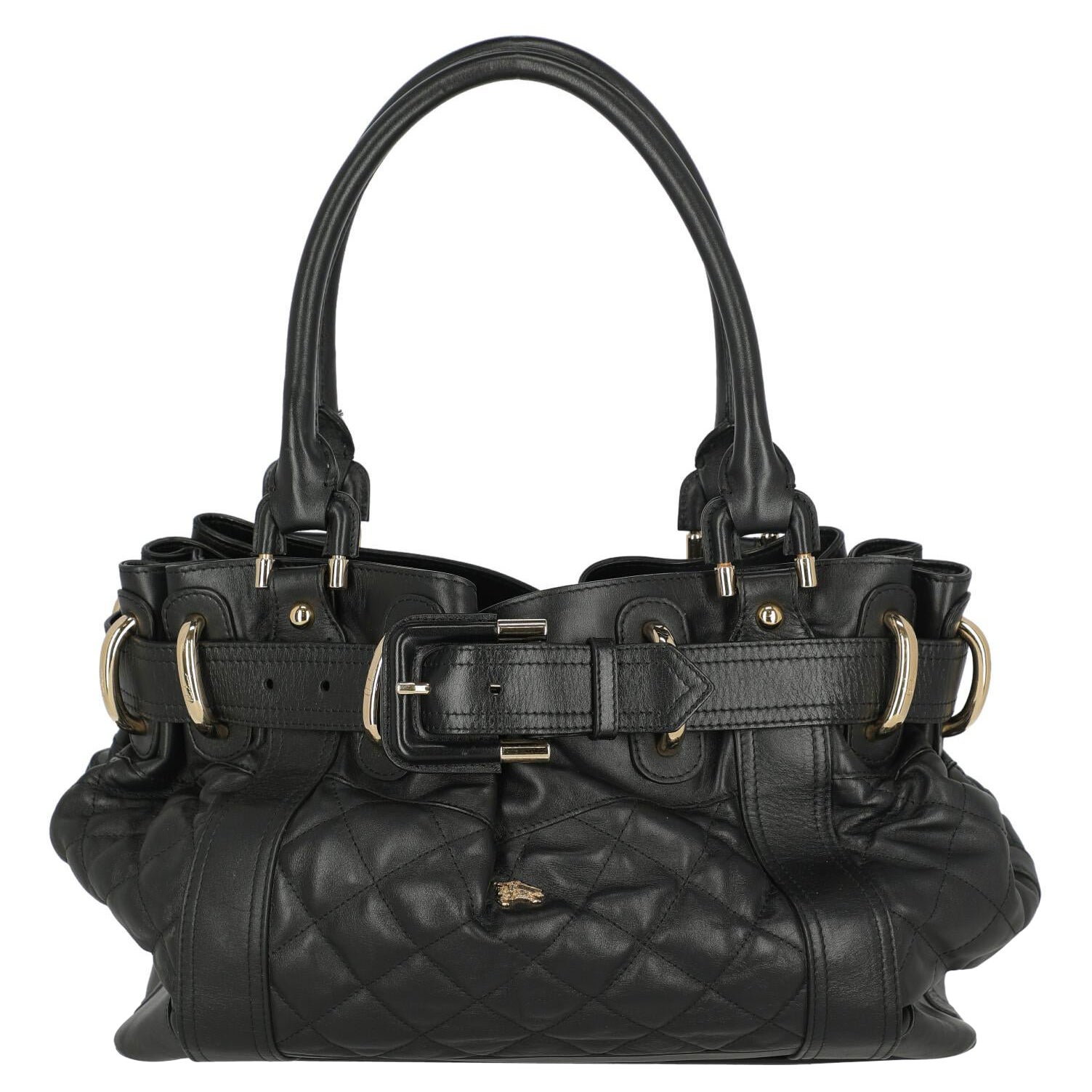 Burberry Women Shoulder bags Black Leather  For Sale