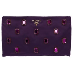 Prada Women Handbags Purple Synthetic Fibers 