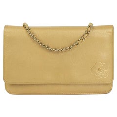 Chanel, Wallet On Chain in gold leather