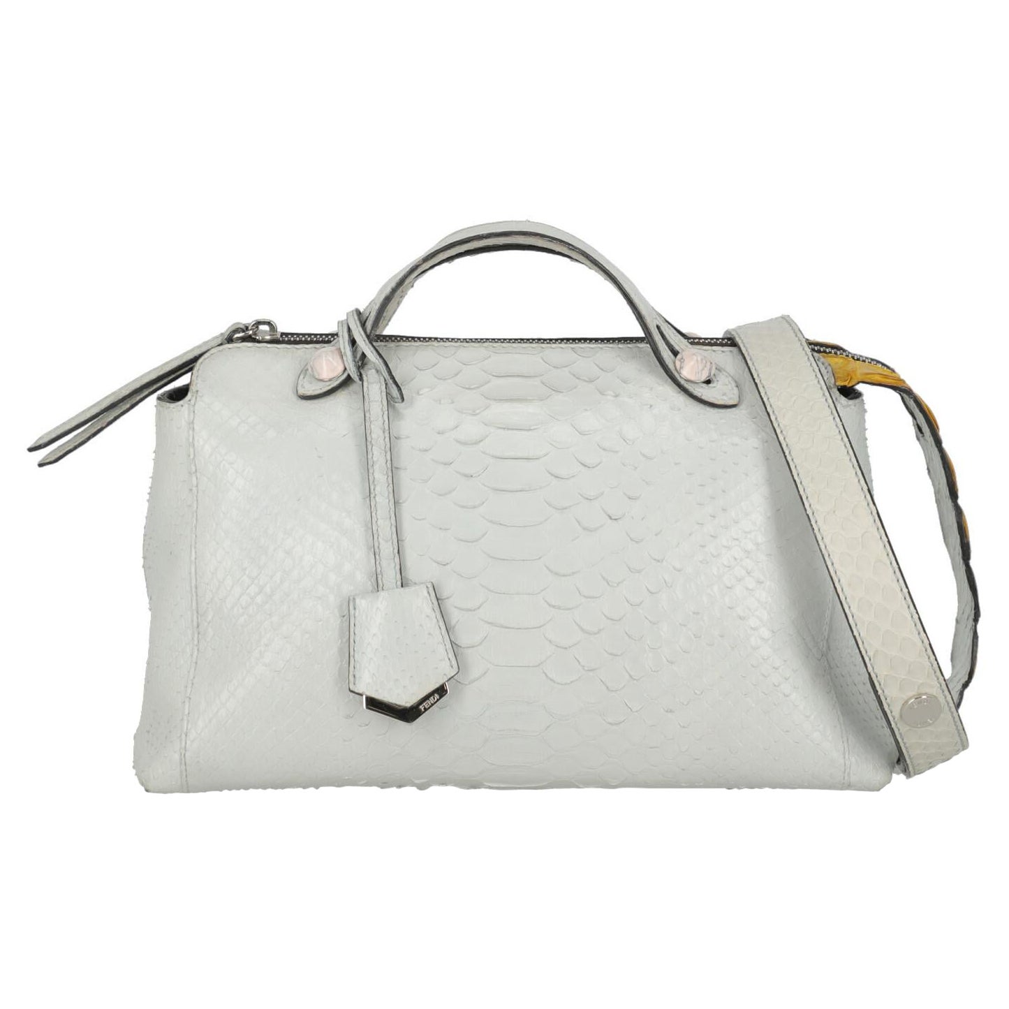 Fendi Women Shoulder bags By The Way Grey Leather For Sale