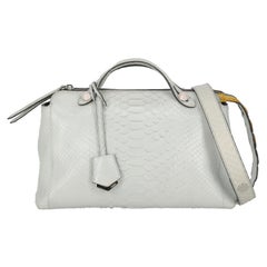 Fendi Women Shoulder bags By The Way Grey Leather