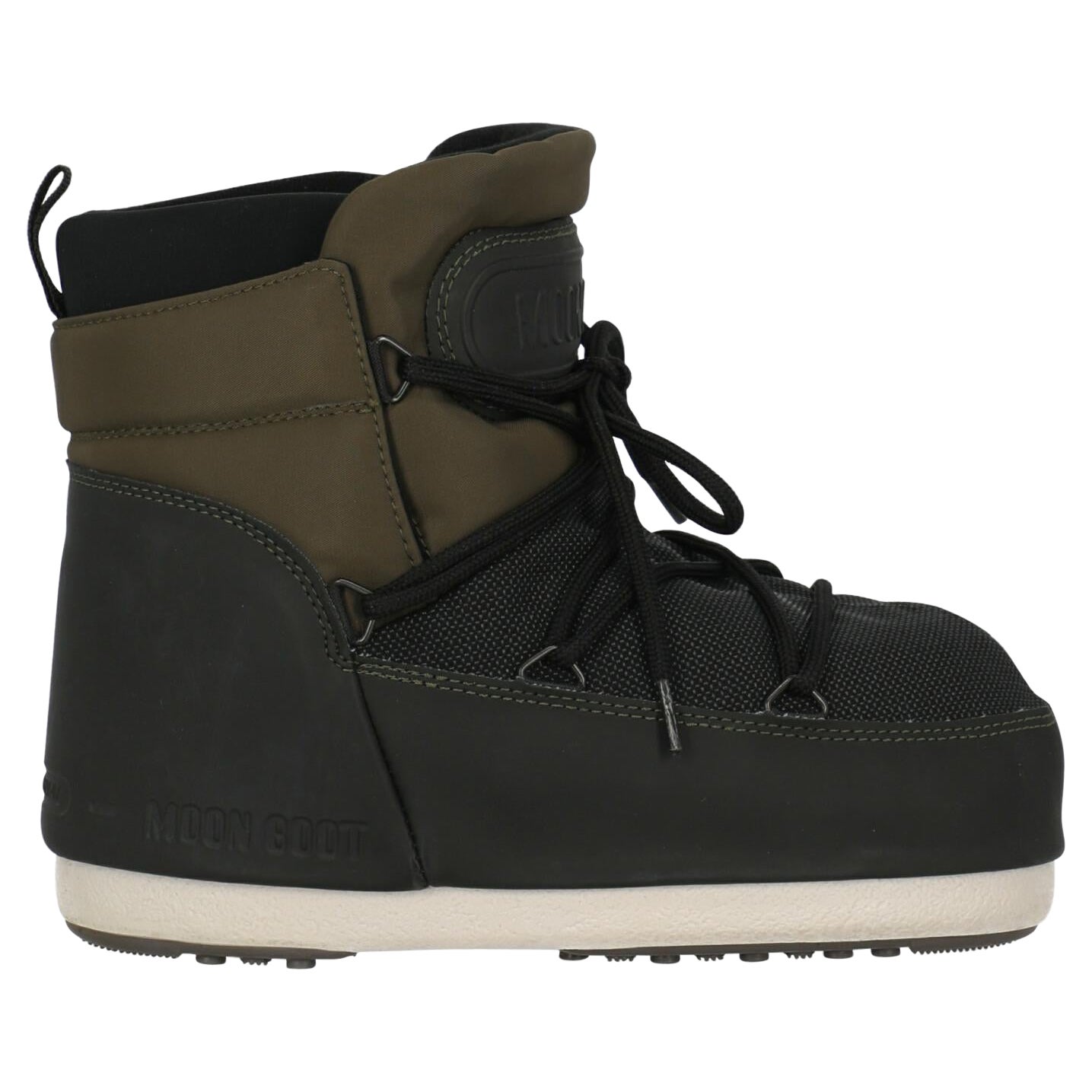 Moon Boot Women Ankle boots Black, Khaki Synthetic Fibers EU 38 For Sale