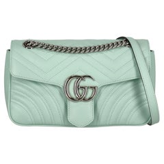 Gucci Women Shoulder bags Marmont Green Leather