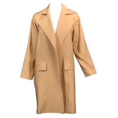 Shamask  Khaki Colored Silk Coat