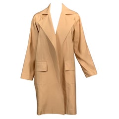 Shamask  Khaki Colored Silk Coat