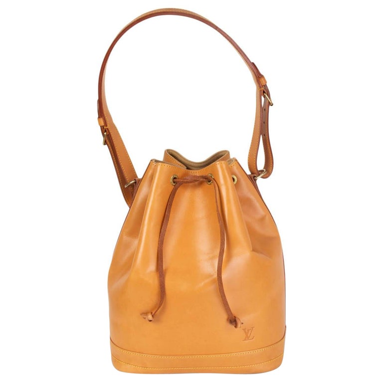 LOUIS VUITTON natural leather NOMADE NEO GM Bucket Shoulder Bag at