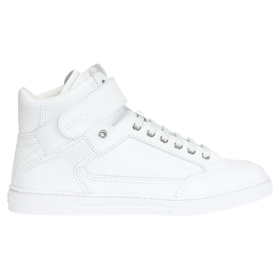 Saint Laurent White Leather SL/06 Embroidered Court Classic Sneakers ...