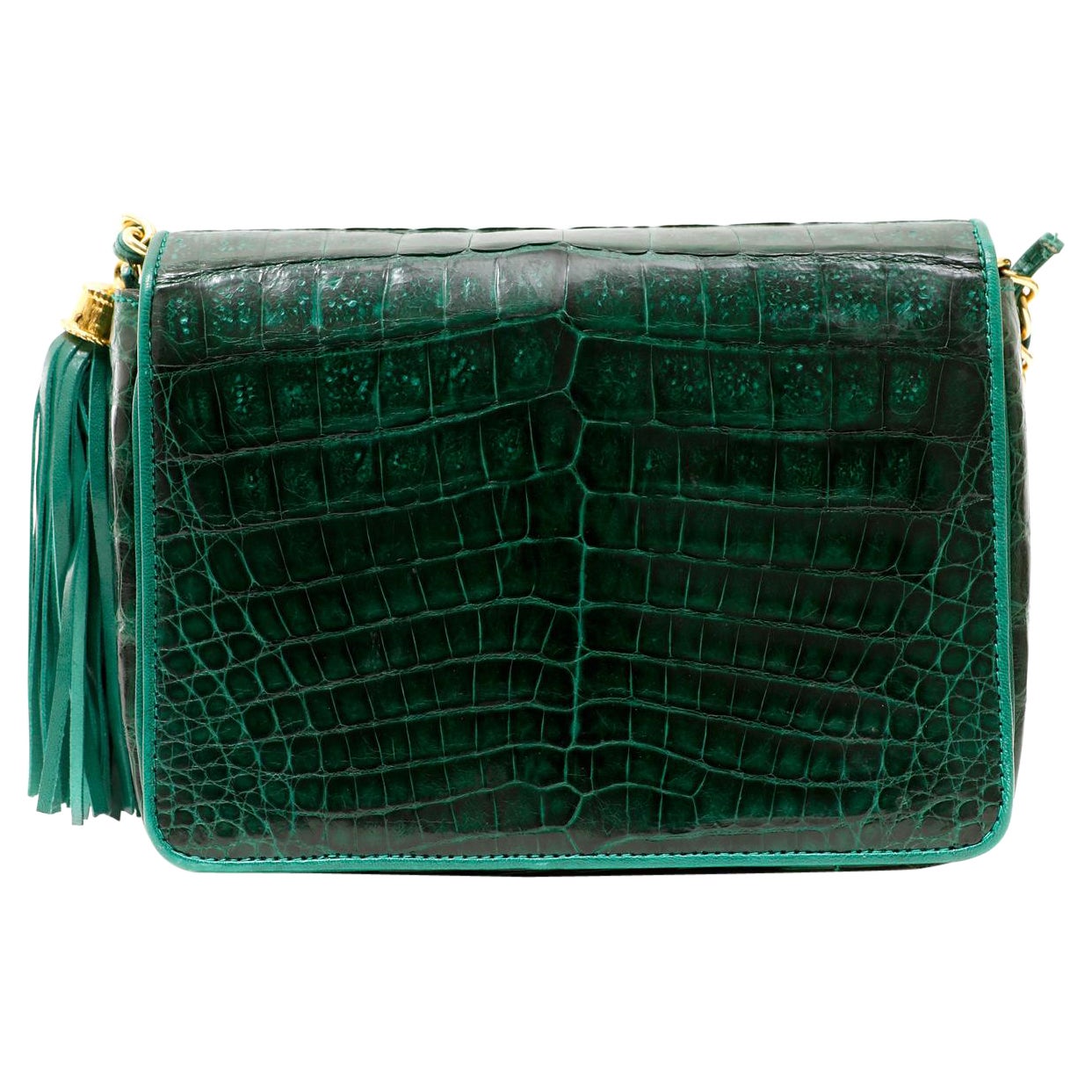 CHANEL  Bags  Chanel 8s Iridescent Emerald Green Jumbo Df  Poshmark