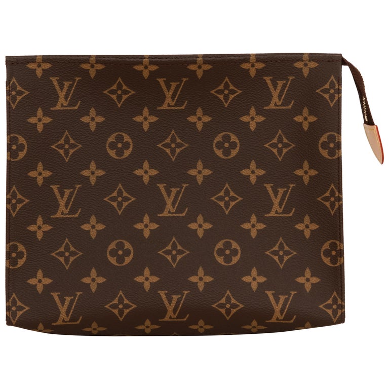 New Louis Vuitton Monogram Toiletry Clutch in Box For Sale at