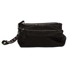 New Givenchy Black Leather Pochette Bag