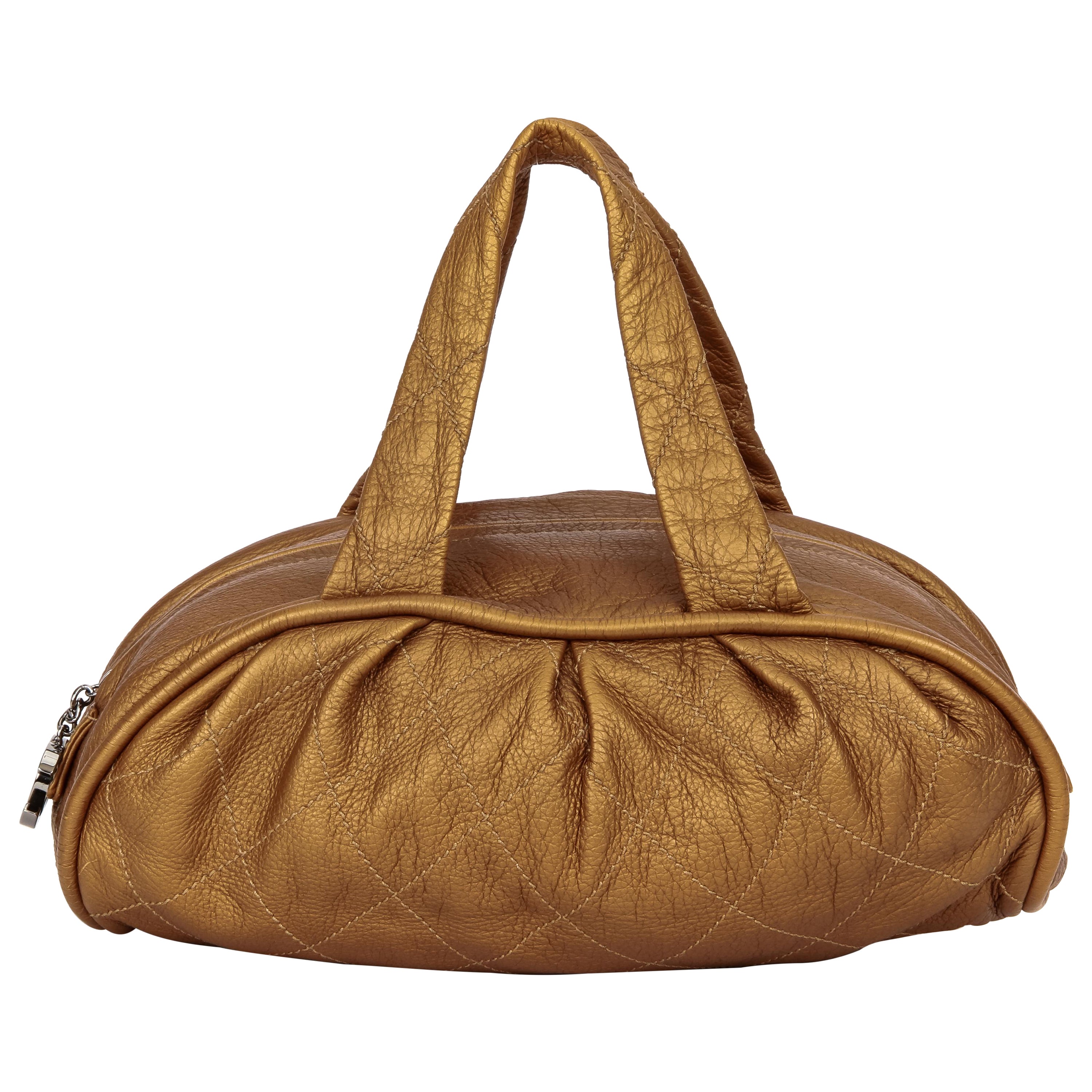 Chanel Le Marais Bronze Soft Leather Handbag