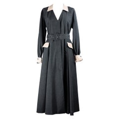 Vintage Christian Dior 70s trench dress
