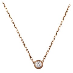 Cartier Diamants Légers Diamond 18k Rose Gold Necklace SM