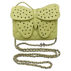 Green Chanel Flap - 91 For Sale on 1stDibs