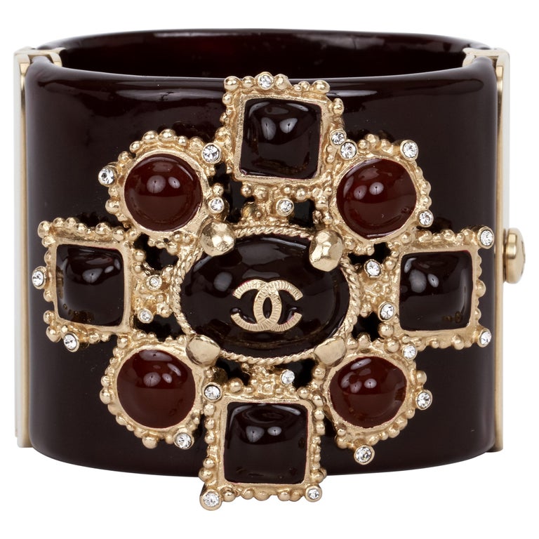 New Chanel Black Gripoix Maltese Cross Cuff Bracelet For Sale at 1stDibs |  chanel maltese cross bracelet, chanel bracelet cuff, coco chanel maltese  cross cuffs