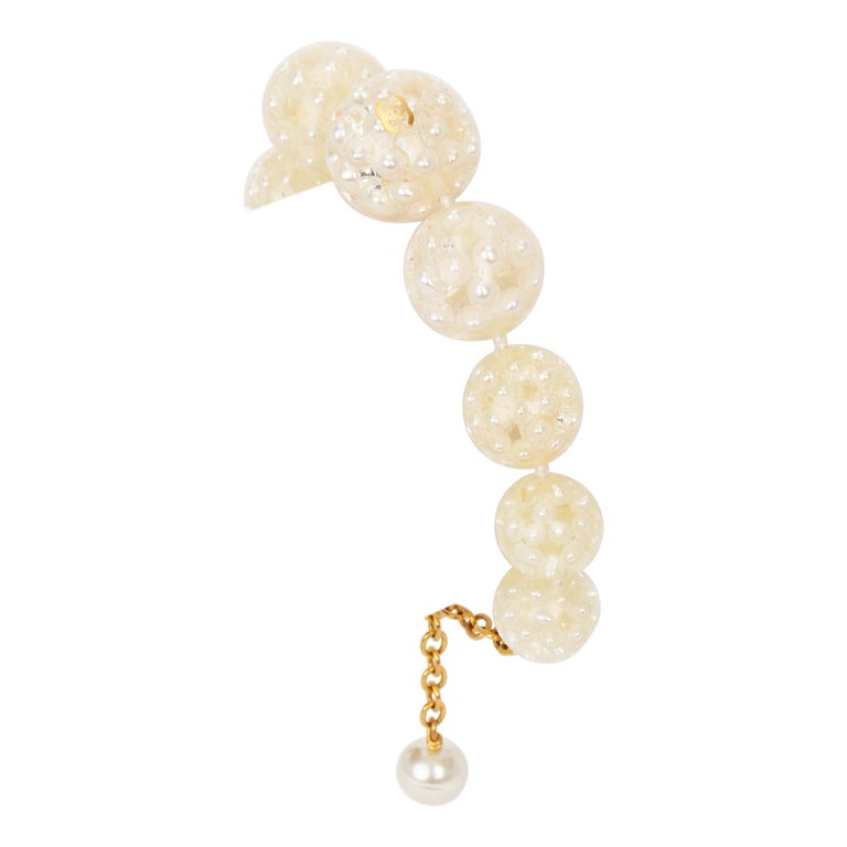 Chanel Sphere Micro Pearls Bracelet For Sale at 1stDibs