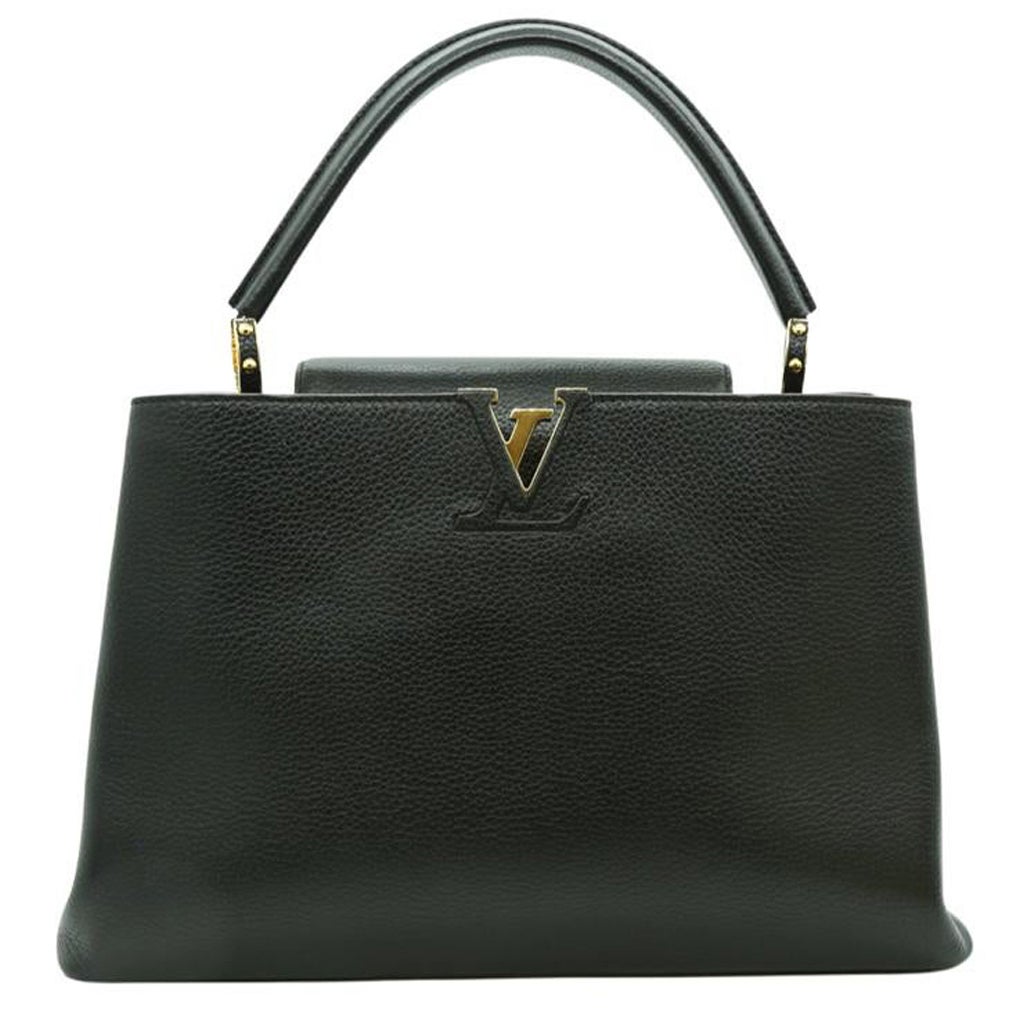 WOMENS DESIGNER  Louis Vuitton Capucines MM Black leather