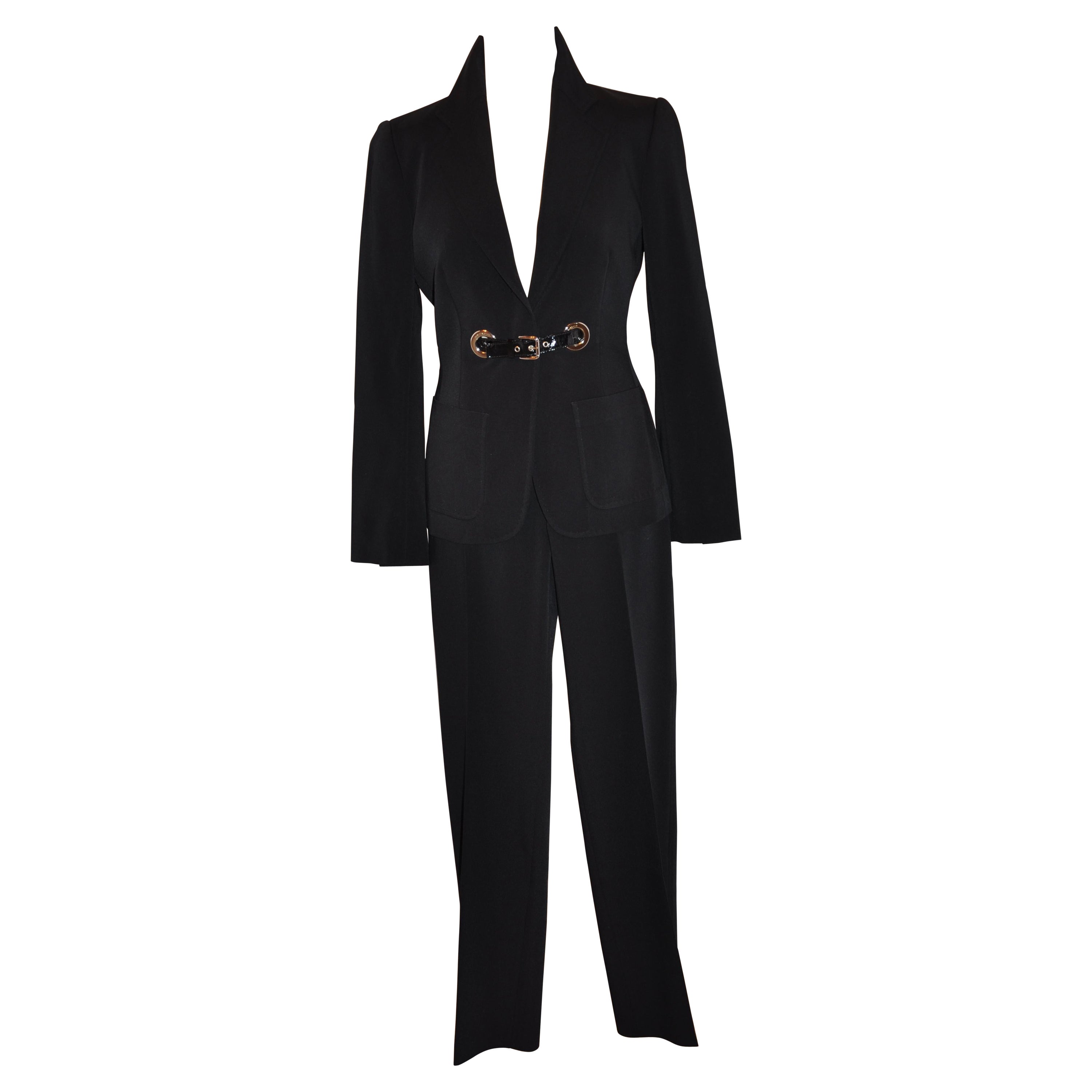 Dolce & Gabbana Synthetic Blue Silver Gold Jacquard 2 Piece Suit Womens Clothing Suits Trouser suits Save 33% 