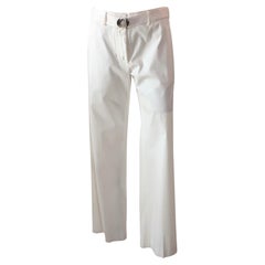 Pantalón recto con cinturón Maison Martin Margiela