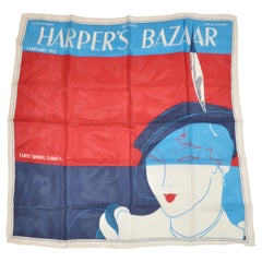 "Harper's Bazaar February 1932 Paris" Silk Scarf