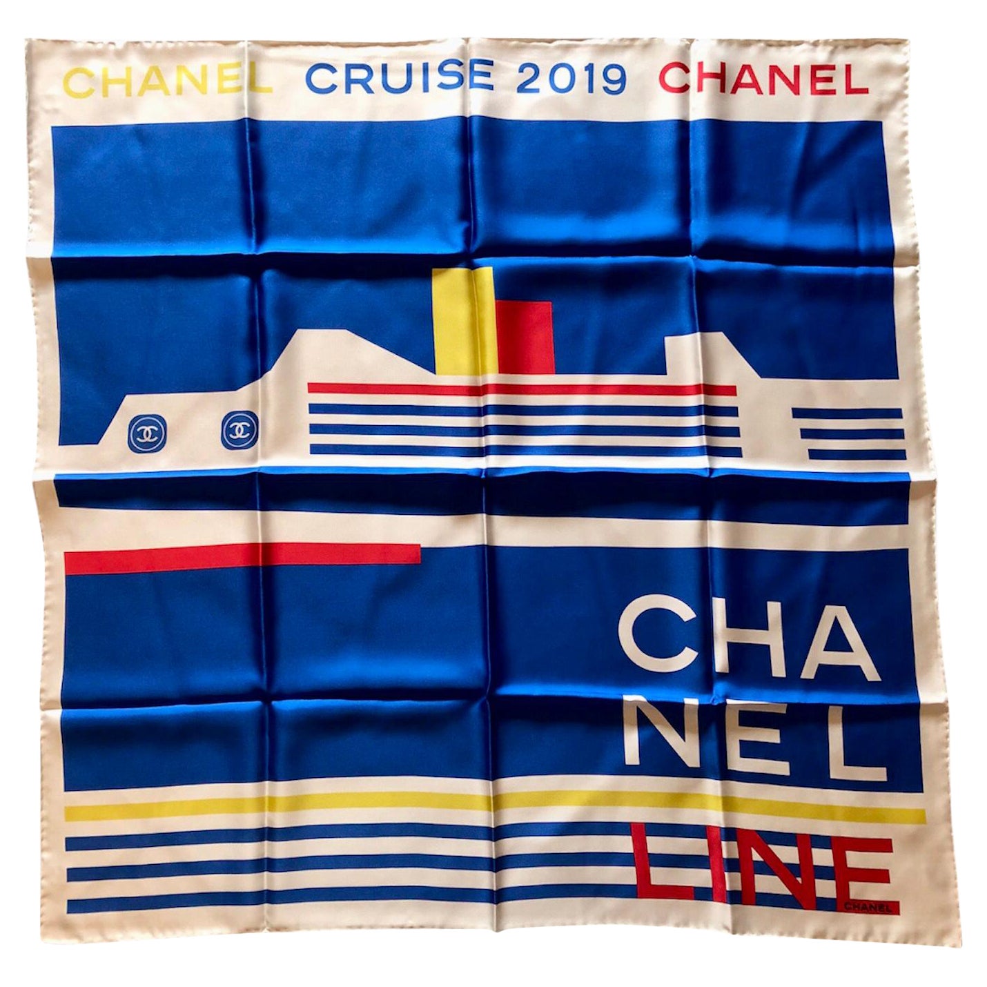 Chanel silk Carrè. Cruise 2019