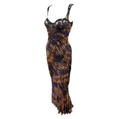 Versace S/S 2006 Runway Bustier Bra Midi Dress