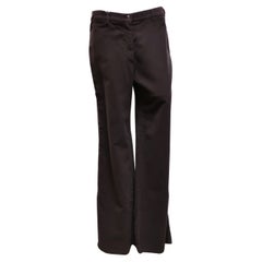Pantalón de franela marrón Maison Martin Margiela