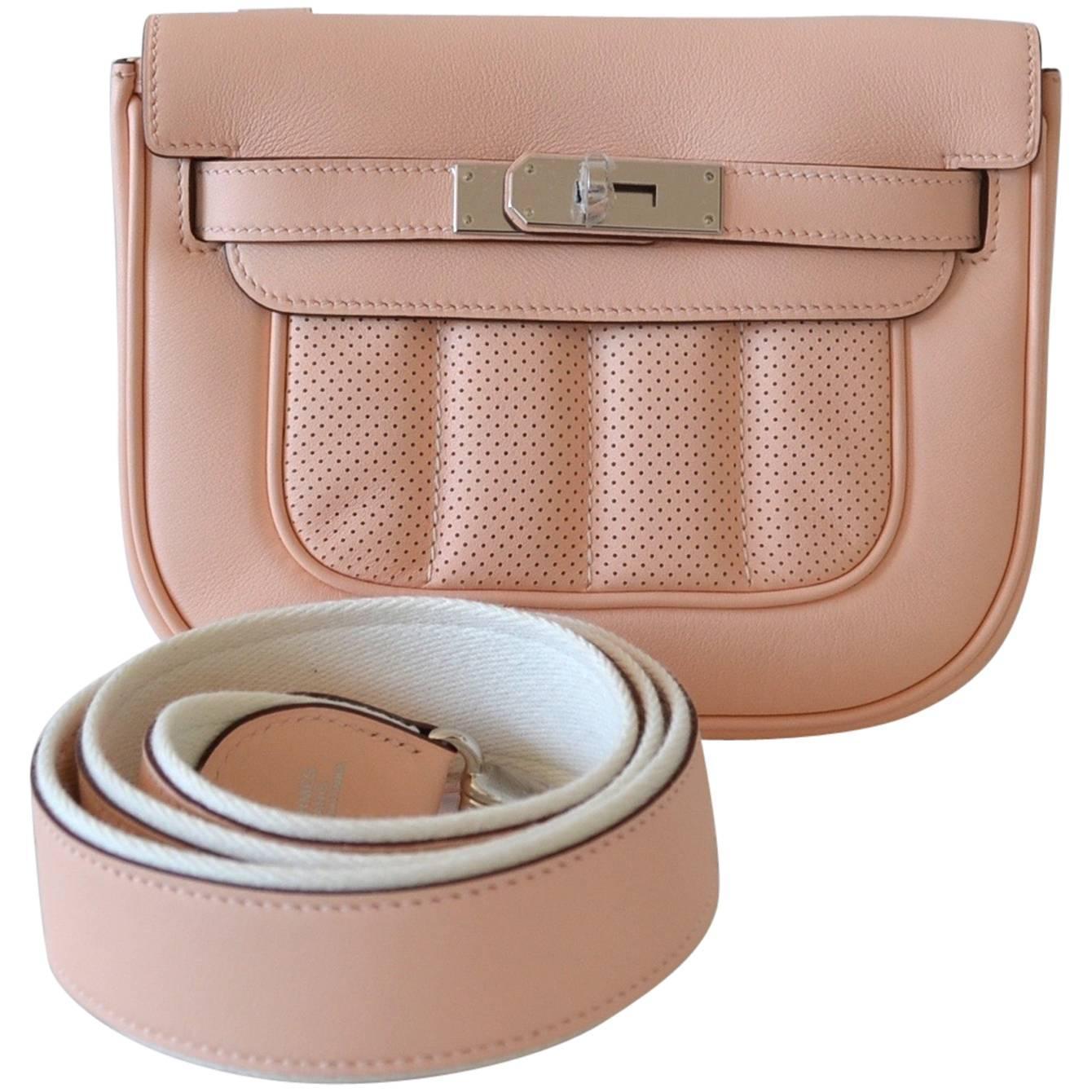 white hermes birkin bag - Hermes handbag Mini Berline Swift Rose Sakura at 1stdibs