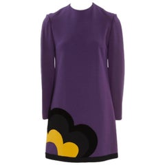 Bob Bugnand Wool & Velvet Dress