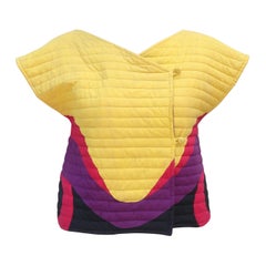 Vintage Bill Tice Mod Quilted Vest Top, 1970's