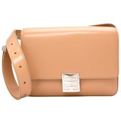 Givenchy 4G Box Beige Leather Shoulder Bag
