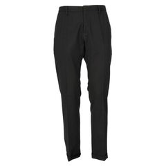 2000s Pierre Balmain black wool classic trousers