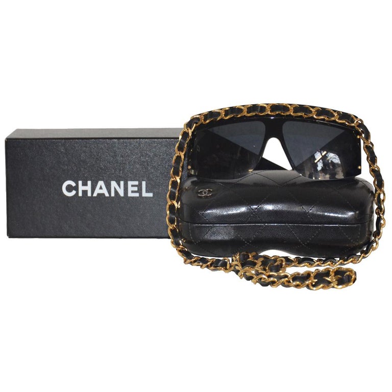 Chanel Pre-Fall Tweed Sunglasses  Chanel, Sunglasses vintage, Sunglasses