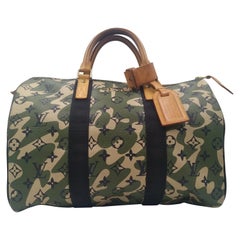 Louis Vuitton Monogramouflage Speedy 35 Limited Edition Takashi Murakami  2008 For Sale at 1stDibs