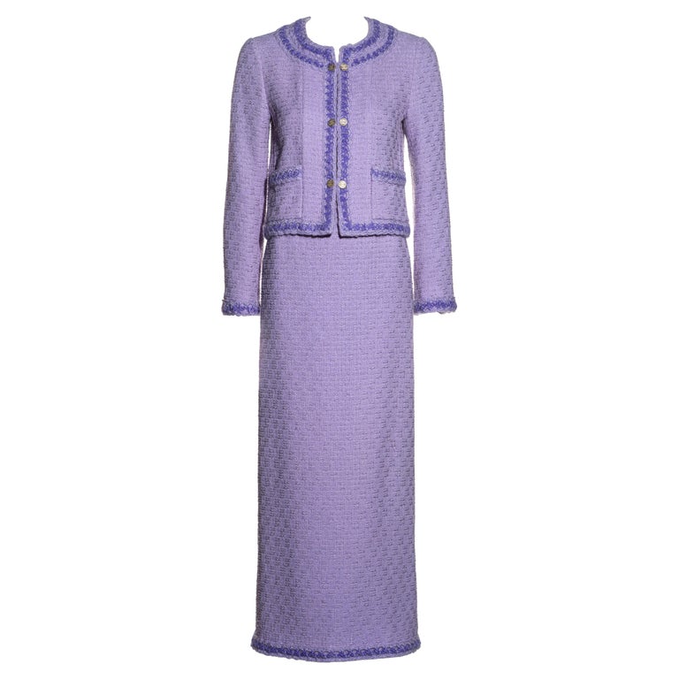 CHANEL Purple Regular Size Coats, Jackets & Vests for Women for