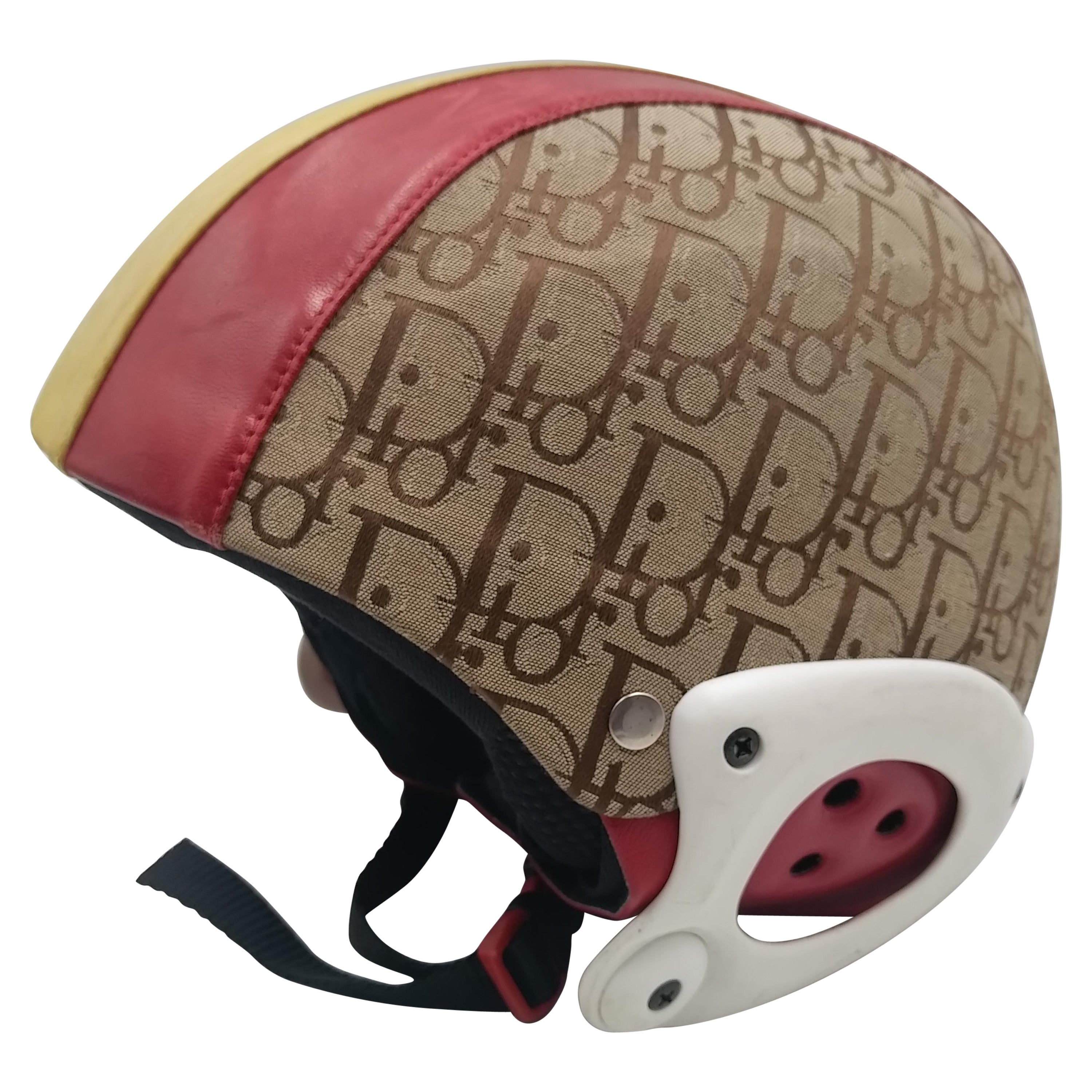 Christian Dior Limited edition Multicolor Rasta Trotter Alpine Sport Helmet