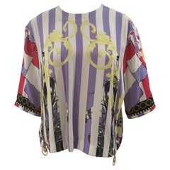 Versace multicoloured blouse NWOT