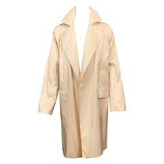 Shamask True Bright White Silk Coat