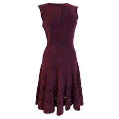Alaia Paris violet cupro dress