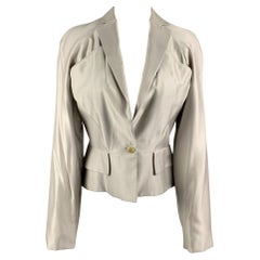 VIVIENNE WESTWOOD RED LABEL Size 6 Light Gray Viscose Blend Jacket