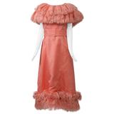 1960s Peach Evening Ensemble