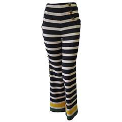 Important Atelier Versace Nautical Striped Pants